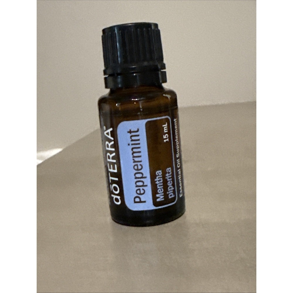 doTERRA Peppermint Essential Oil Supplement Brown 15 mL Peppermint